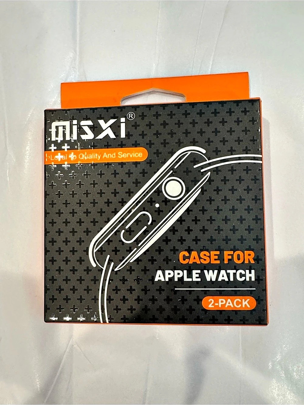 Misxi 2-Pack Black Hard Case Apple Watch Cases
